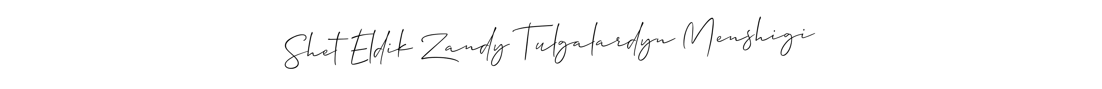 Check out images of Autograph of Shet Eldik Zandy Tulgalardyn Menshigi name. Actor Shet Eldik Zandy Tulgalardyn Menshigi Signature Style. Allison_Script is a professional sign style online. Shet Eldik Zandy Tulgalardyn Menshigi signature style 2 images and pictures png