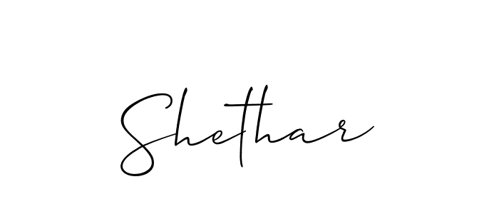 if you are searching for the best signature style for your name Shethar. so please give up your signature search. here we have designed multiple signature styles  using Allison_Script. Shethar signature style 2 images and pictures png