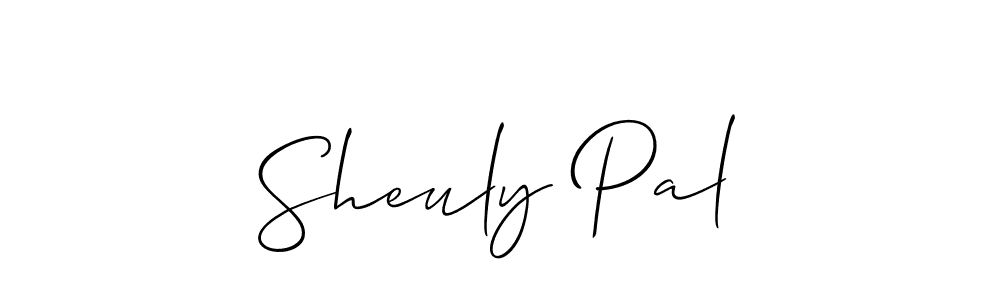 Similarly Allison_Script is the best handwritten signature design. Signature creator online .You can use it as an online autograph creator for name Sheuly Pal. Sheuly Pal signature style 2 images and pictures png