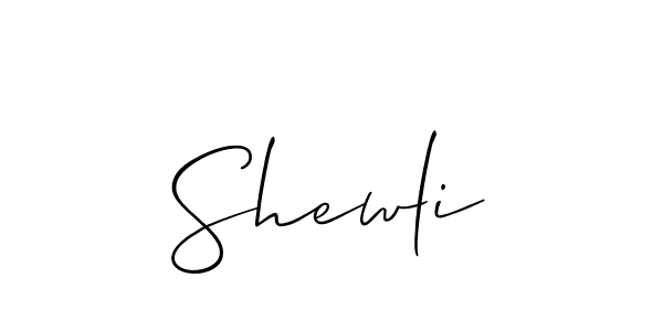 How to make Shewli name signature. Use Allison_Script style for creating short signs online. This is the latest handwritten sign. Shewli signature style 2 images and pictures png