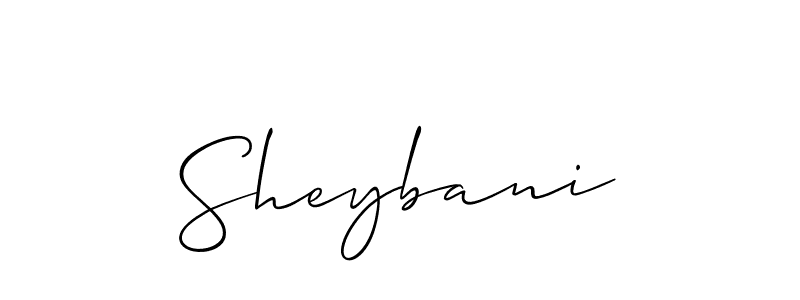 Make a beautiful signature design for name Sheybani. Use this online signature maker to create a handwritten signature for free. Sheybani signature style 2 images and pictures png