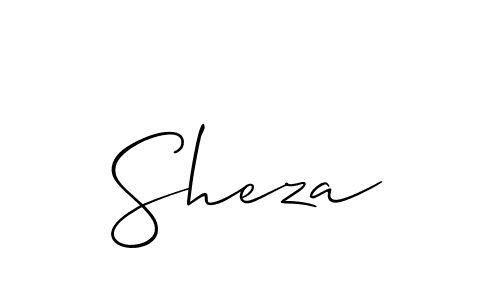 Also You can easily find your signature by using the search form. We will create Sheza name handwritten signature images for you free of cost using Allison_Script sign style. Sheza signature style 2 images and pictures png