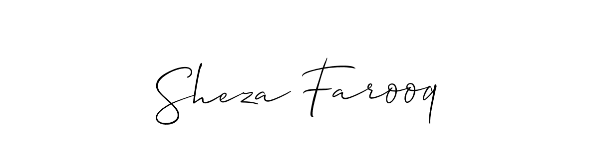 Here are the top 10 professional signature styles for the name Sheza Farooq. These are the best autograph styles you can use for your name. Sheza Farooq signature style 2 images and pictures png