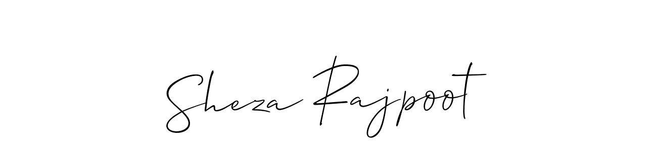 Here are the top 10 professional signature styles for the name Sheza Rajpoot. These are the best autograph styles you can use for your name. Sheza Rajpoot signature style 2 images and pictures png