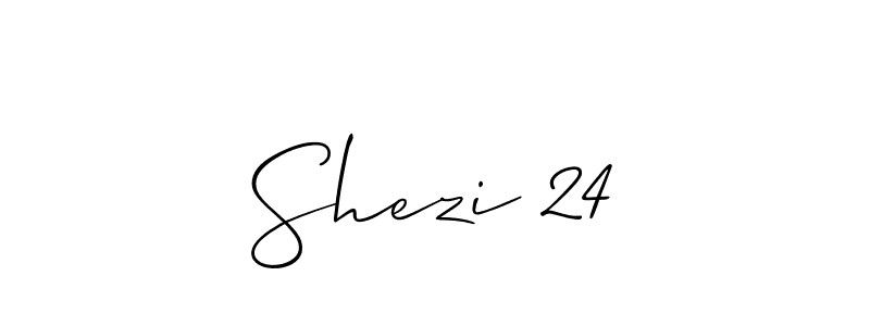 Allison_Script is a professional signature style that is perfect for those who want to add a touch of class to their signature. It is also a great choice for those who want to make their signature more unique. Get Shezi 24 name to fancy signature for free. Shezi 24 signature style 2 images and pictures png