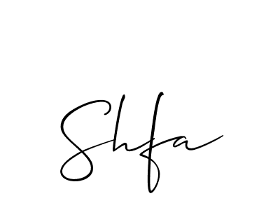 You should practise on your own different ways (Allison_Script) to write your name (Shfa) in signature. don't let someone else do it for you. Shfa signature style 2 images and pictures png