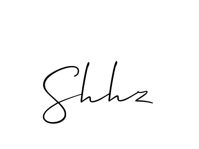 How to make Shhz name signature. Use Allison_Script style for creating short signs online. This is the latest handwritten sign. Shhz signature style 2 images and pictures png