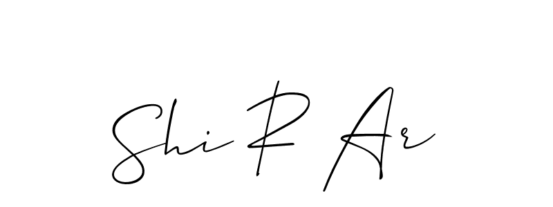 How to make Shi R Ar signature? Allison_Script is a professional autograph style. Create handwritten signature for Shi R Ar name. Shi R Ar signature style 2 images and pictures png