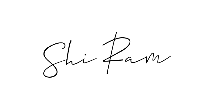 You should practise on your own different ways (Allison_Script) to write your name (Shi Ram) in signature. don't let someone else do it for you. Shi Ram signature style 2 images and pictures png