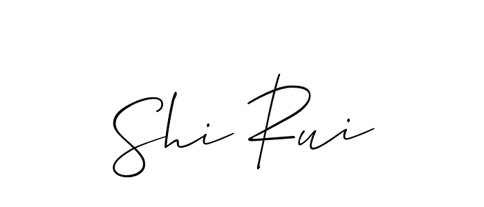 Make a beautiful signature design for name Shi Rui. With this signature (Allison_Script) style, you can create a handwritten signature for free. Shi Rui signature style 2 images and pictures png