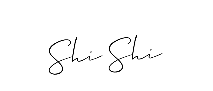 Similarly Allison_Script is the best handwritten signature design. Signature creator online .You can use it as an online autograph creator for name Shi Shi. Shi Shi signature style 2 images and pictures png