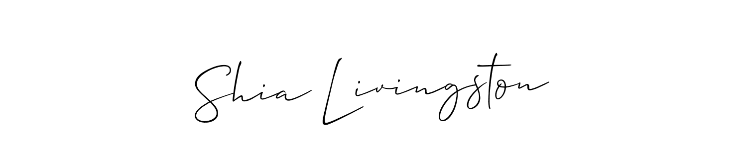 This is the best signature style for the Shia Livingston name. Also you like these signature font (Allison_Script). Mix name signature. Shia Livingston signature style 2 images and pictures png