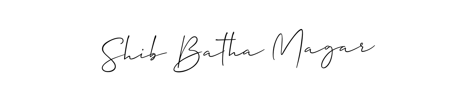 Check out images of Autograph of Shib Batha Magar name. Actor Shib Batha Magar Signature Style. Allison_Script is a professional sign style online. Shib Batha Magar signature style 2 images and pictures png