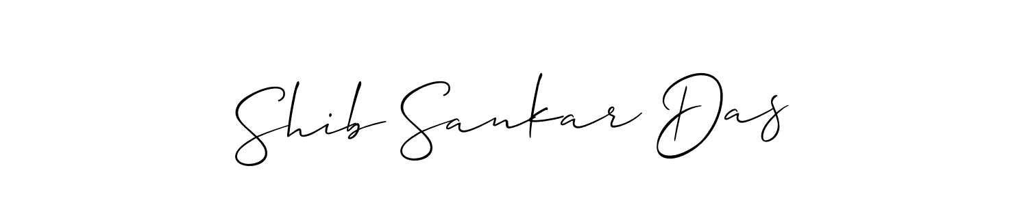The best way (Allison_Script) to make a short signature is to pick only two or three words in your name. The name Shib Sankar Das include a total of six letters. For converting this name. Shib Sankar Das signature style 2 images and pictures png