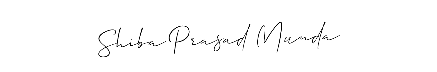 How to Draw Shiba Prasad Munda signature style? Allison_Script is a latest design signature styles for name Shiba Prasad Munda. Shiba Prasad Munda signature style 2 images and pictures png