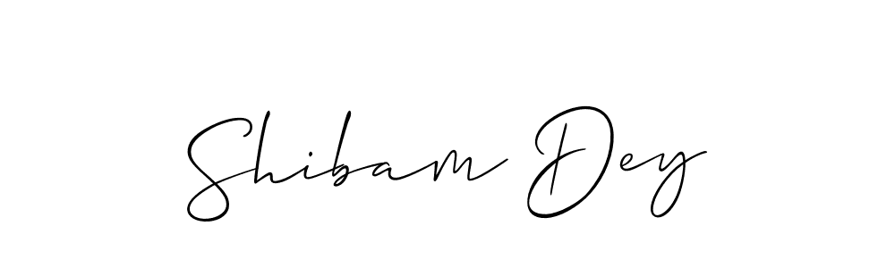 if you are searching for the best signature style for your name Shibam Dey. so please give up your signature search. here we have designed multiple signature styles  using Allison_Script. Shibam Dey signature style 2 images and pictures png