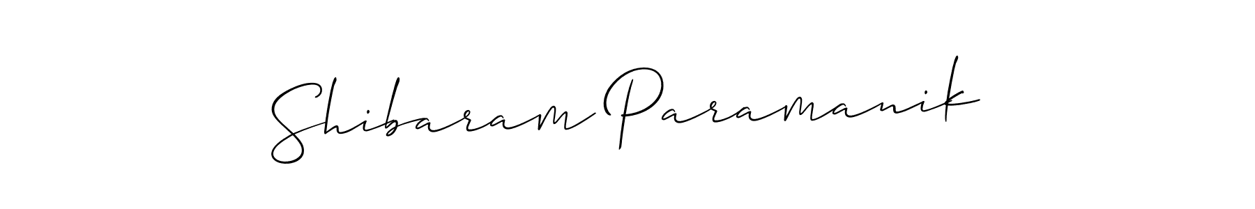 It looks lik you need a new signature style for name Shibaram Paramanik. Design unique handwritten (Allison_Script) signature with our free signature maker in just a few clicks. Shibaram Paramanik signature style 2 images and pictures png