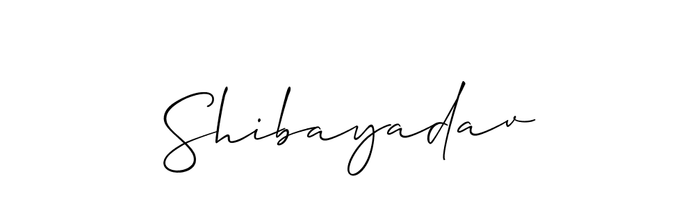 The best way (Allison_Script) to make a short signature is to pick only two or three words in your name. The name Shibayadav include a total of six letters. For converting this name. Shibayadav signature style 2 images and pictures png
