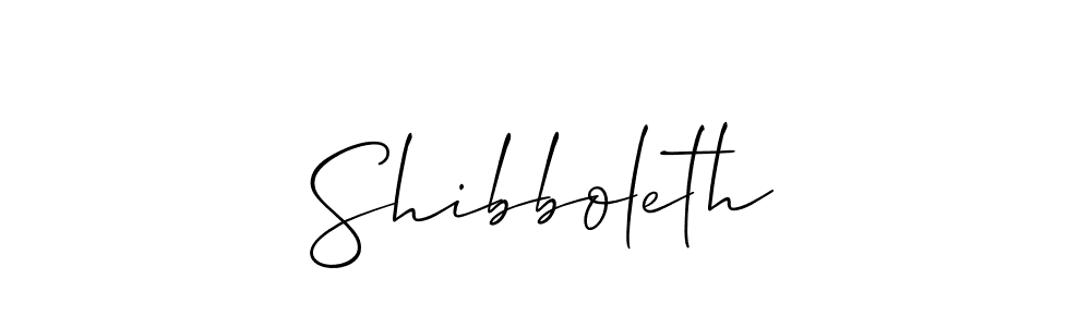 if you are searching for the best signature style for your name Shibboleth. so please give up your signature search. here we have designed multiple signature styles  using Allison_Script. Shibboleth signature style 2 images and pictures png