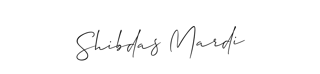 Make a beautiful signature design for name Shibdas Mardi. With this signature (Allison_Script) style, you can create a handwritten signature for free. Shibdas Mardi signature style 2 images and pictures png