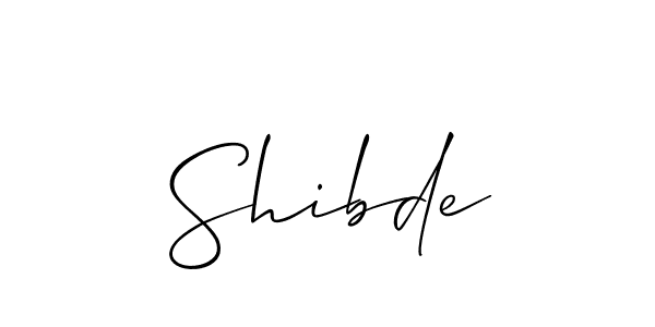 if you are searching for the best signature style for your name Shibde. so please give up your signature search. here we have designed multiple signature styles  using Allison_Script. Shibde signature style 2 images and pictures png