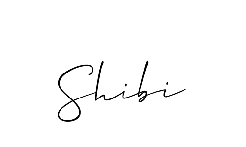 Best and Professional Signature Style for Shibi. Allison_Script Best Signature Style Collection. Shibi signature style 2 images and pictures png