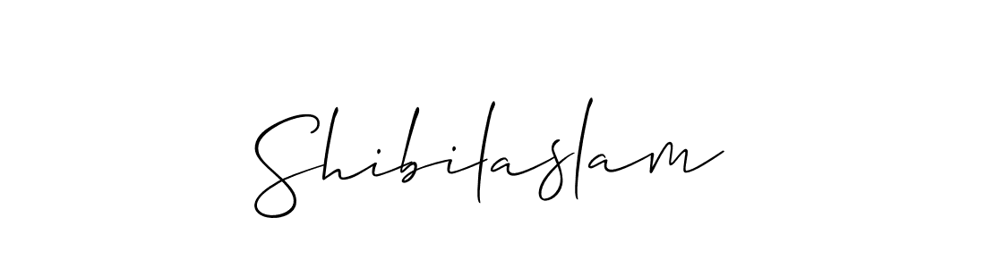 The best way (Allison_Script) to make a short signature is to pick only two or three words in your name. The name Shibilaslam include a total of six letters. For converting this name. Shibilaslam signature style 2 images and pictures png