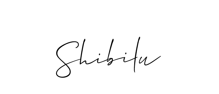 Create a beautiful signature design for name Shibilu. With this signature (Allison_Script) fonts, you can make a handwritten signature for free. Shibilu signature style 2 images and pictures png