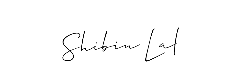 The best way (Allison_Script) to make a short signature is to pick only two or three words in your name. The name Shibin Lal include a total of six letters. For converting this name. Shibin Lal signature style 2 images and pictures png