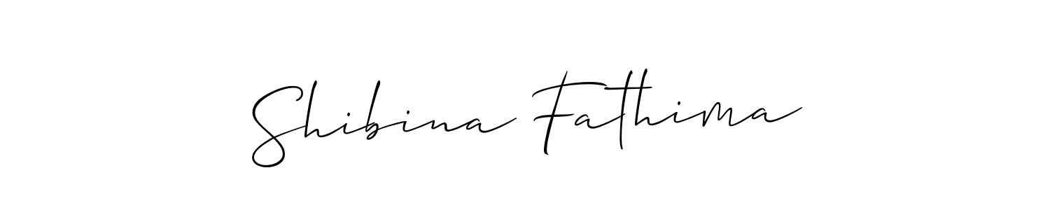This is the best signature style for the Shibina Fathima name. Also you like these signature font (Allison_Script). Mix name signature. Shibina Fathima signature style 2 images and pictures png