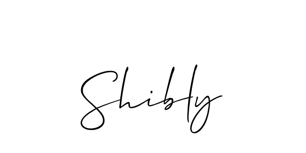 Once you've used our free online signature maker to create your best signature Allison_Script style, it's time to enjoy all of the benefits that Shibly name signing documents. Shibly signature style 2 images and pictures png