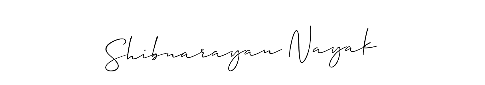 Create a beautiful signature design for name Shibnarayan Nayak. With this signature (Allison_Script) fonts, you can make a handwritten signature for free. Shibnarayan Nayak signature style 2 images and pictures png