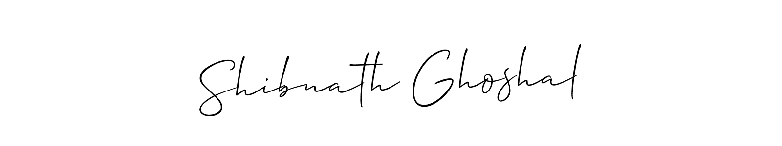 Shibnath Ghoshal stylish signature style. Best Handwritten Sign (Allison_Script) for my name. Handwritten Signature Collection Ideas for my name Shibnath Ghoshal. Shibnath Ghoshal signature style 2 images and pictures png