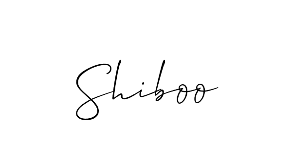 Make a beautiful signature design for name Shiboo. Use this online signature maker to create a handwritten signature for free. Shiboo signature style 2 images and pictures png