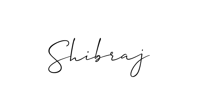 How to make Shibraj signature? Allison_Script is a professional autograph style. Create handwritten signature for Shibraj name. Shibraj signature style 2 images and pictures png