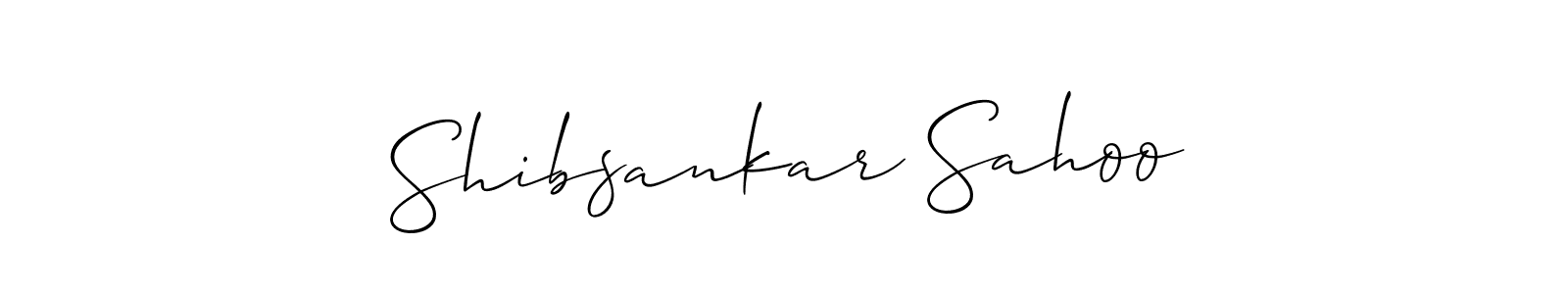 Also we have Shibsankar Sahoo name is the best signature style. Create professional handwritten signature collection using Allison_Script autograph style. Shibsankar Sahoo signature style 2 images and pictures png