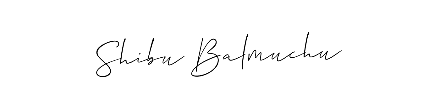 Once you've used our free online signature maker to create your best signature Allison_Script style, it's time to enjoy all of the benefits that Shibu Balmuchu name signing documents. Shibu Balmuchu signature style 2 images and pictures png