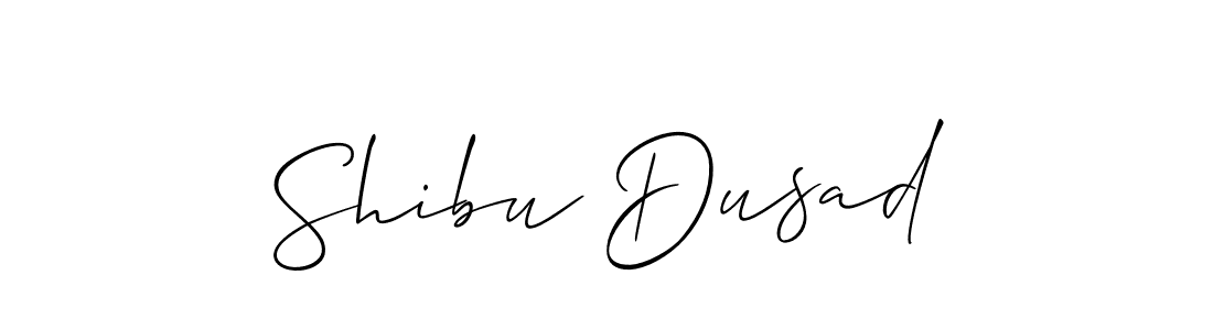 How to Draw Shibu Dusad signature style? Allison_Script is a latest design signature styles for name Shibu Dusad. Shibu Dusad signature style 2 images and pictures png
