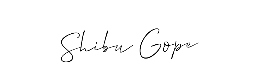 Also You can easily find your signature by using the search form. We will create Shibu Gope name handwritten signature images for you free of cost using Allison_Script sign style. Shibu Gope signature style 2 images and pictures png