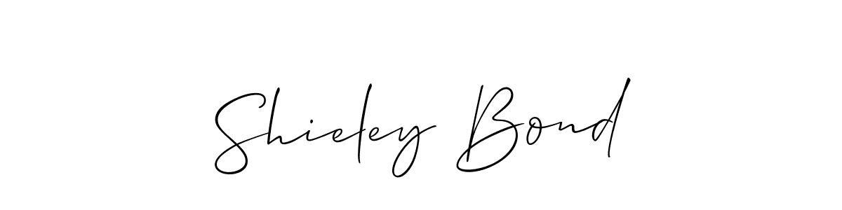 Once you've used our free online signature maker to create your best signature Allison_Script style, it's time to enjoy all of the benefits that Shieley Bond name signing documents. Shieley Bond signature style 2 images and pictures png