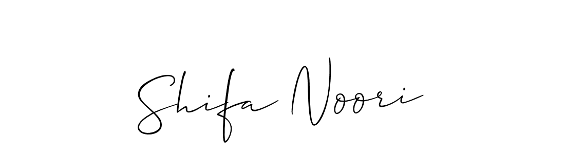 Make a beautiful signature design for name Shifa Noori. Use this online signature maker to create a handwritten signature for free. Shifa Noori signature style 2 images and pictures png