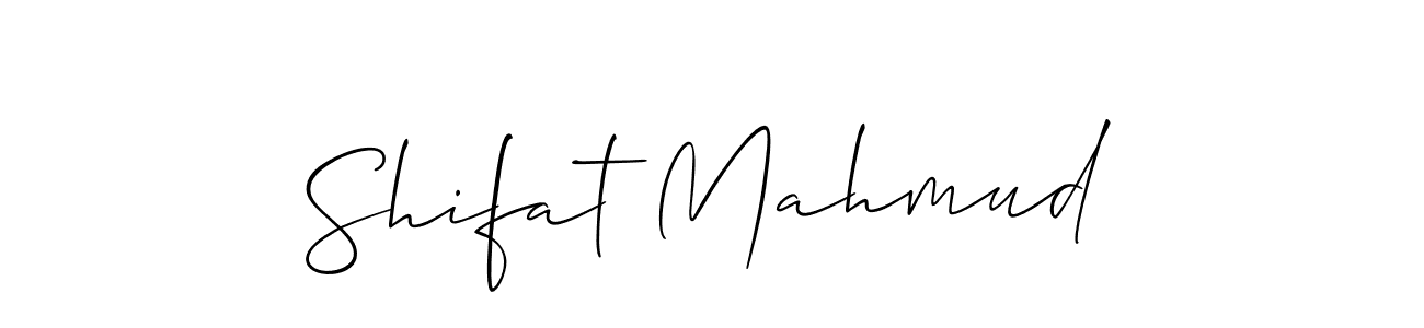 Make a beautiful signature design for name Shifat Mahmud. Use this online signature maker to create a handwritten signature for free. Shifat Mahmud signature style 2 images and pictures png