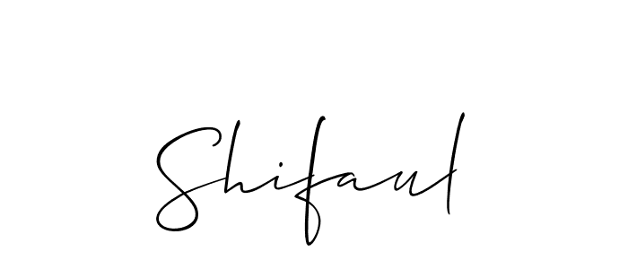 Shifaul stylish signature style. Best Handwritten Sign (Allison_Script) for my name. Handwritten Signature Collection Ideas for my name Shifaul. Shifaul signature style 2 images and pictures png