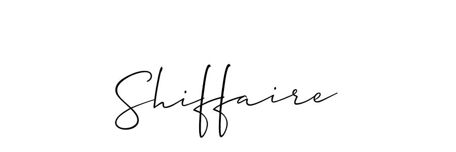 You should practise on your own different ways (Allison_Script) to write your name (Shiffaire) in signature. don't let someone else do it for you. Shiffaire signature style 2 images and pictures png