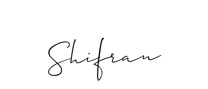 Best and Professional Signature Style for Shifran. Allison_Script Best Signature Style Collection. Shifran signature style 2 images and pictures png
