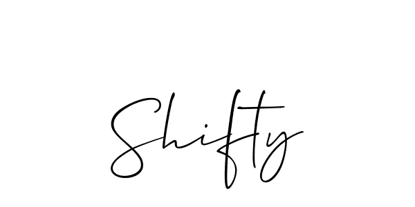 Also we have Shifty name is the best signature style. Create professional handwritten signature collection using Allison_Script autograph style. Shifty signature style 2 images and pictures png