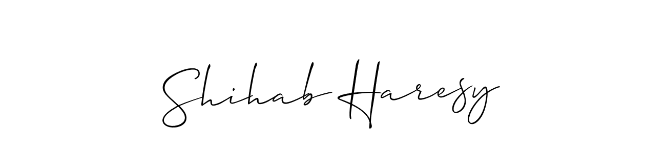 Make a beautiful signature design for name Shihab Haresy. Use this online signature maker to create a handwritten signature for free. Shihab Haresy signature style 2 images and pictures png