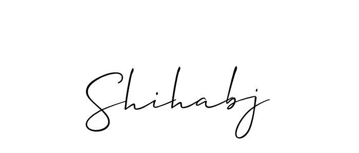 Also we have Shihabj name is the best signature style. Create professional handwritten signature collection using Allison_Script autograph style. Shihabj signature style 2 images and pictures png