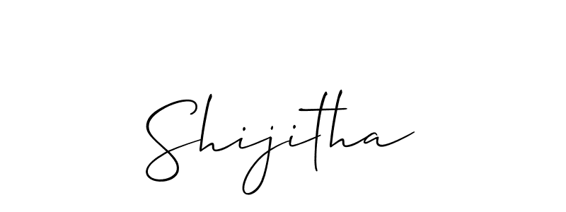 The best way (Allison_Script) to make a short signature is to pick only two or three words in your name. The name Shijitha include a total of six letters. For converting this name. Shijitha signature style 2 images and pictures png