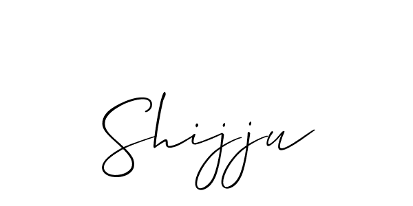 You should practise on your own different ways (Allison_Script) to write your name (Shijju) in signature. don't let someone else do it for you. Shijju signature style 2 images and pictures png